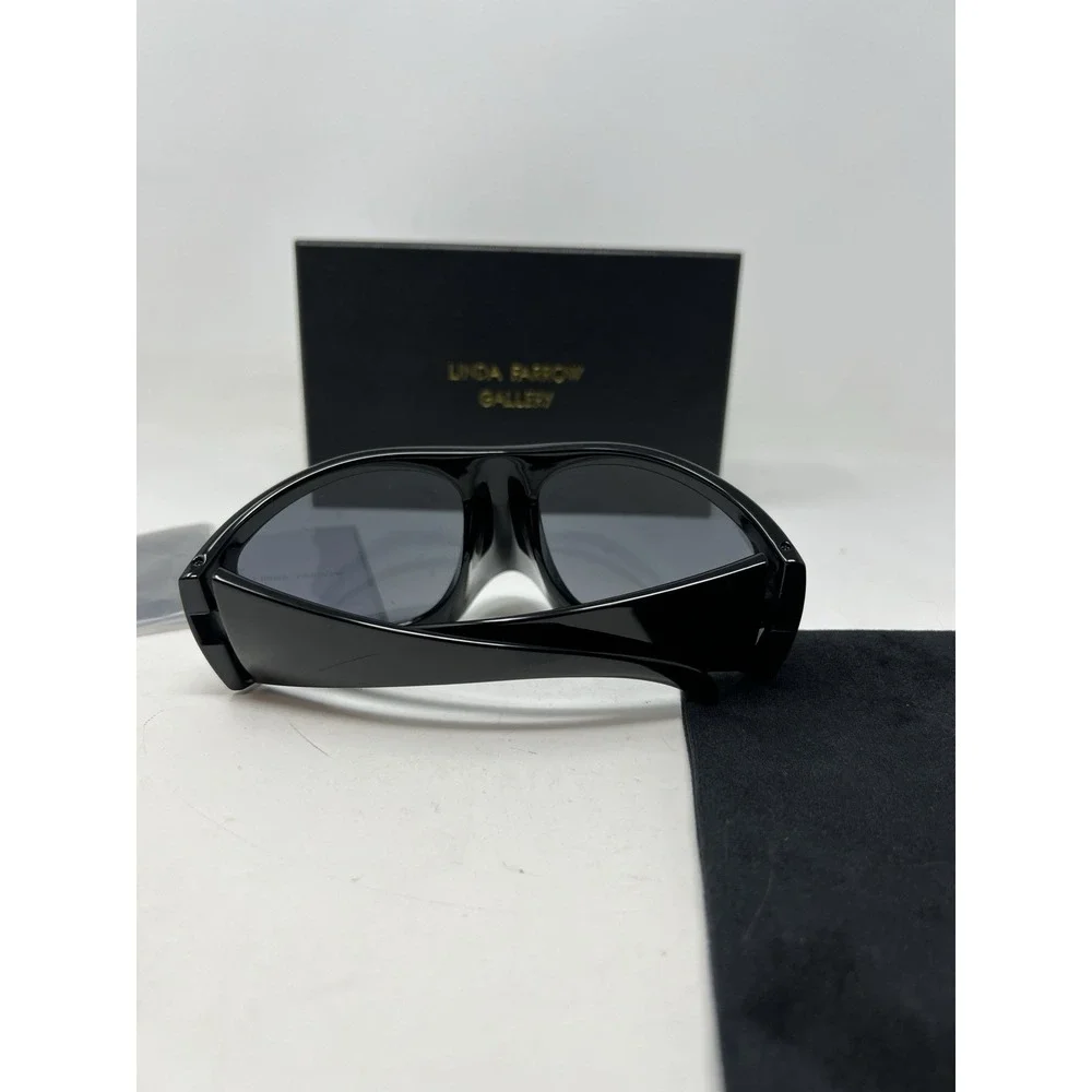 LINDA FARROW x BERNHARD WILLHELM Steve Lacy Mask Sunglasses In Black